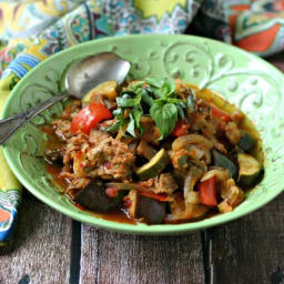 Slow Cooker Sausage and Vegetable Ratatouille