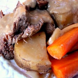 Slow Cooker Savory Pot Roast