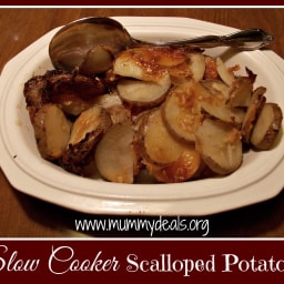 Slow Cooker Scalloped Potatoes