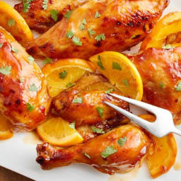 Slow-Cooker Whole Orange Chicken