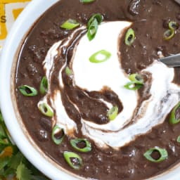 Slow Cooker Black Bean Soup