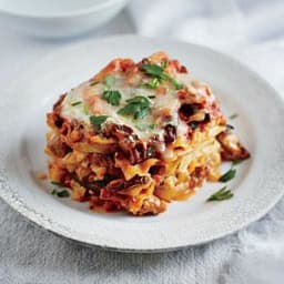 Slow Cooker Sausage and Squash Lasagna