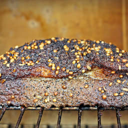 Smoked Brisket - Brined, Dry Rubbed and Cherry Wood Smoked