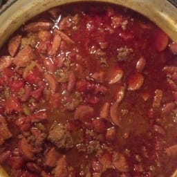 Smoked Cajun Chili