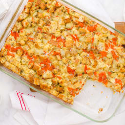 Smoked Salmon Breakfast Casserole