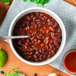 Smoky Baked Black Beans