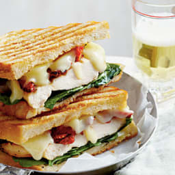 Smoky Chicken Panini with Basil Mayo