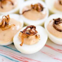 Smoky Deviled Eggs with Greek Yogurt