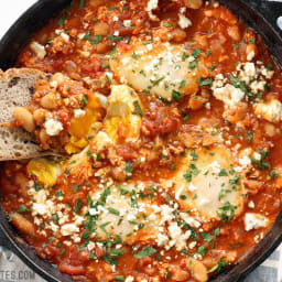 Smoky White Bean Shakshuka