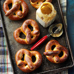 Soft Giant Pretzels Recipe