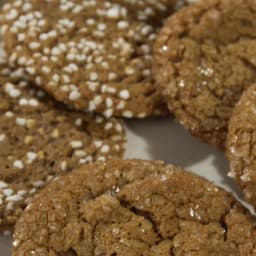 Soft Ginger-Molasses Cookies and Ginger Syrup