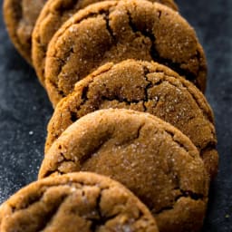 Soft Molasses Cookies