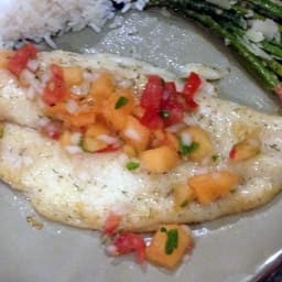 Sole in Herbed Butter