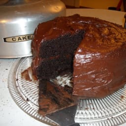 SOUR CREAM CHOCOLATE CAKE