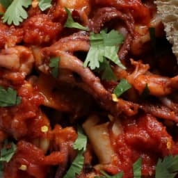 Sous Vide Calamari Fra Diavolo