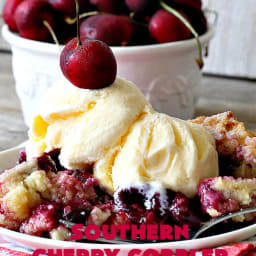 Southern Cherry Cobbler