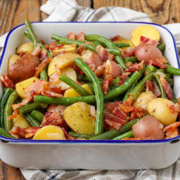 Southern Green Beans with Potatoes and Bacon