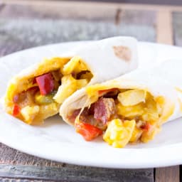 Southwest Breakfast Burritos - Freezer Friendly Recipe