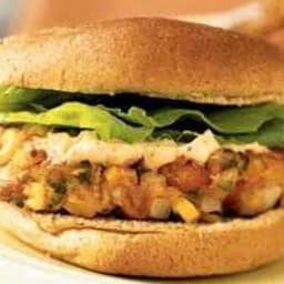 Southwest Pinto Bean Burgers with Chipotle Mayonnaise