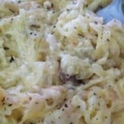 Spaghetti Squash Alfredo