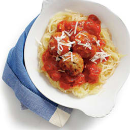 Spaghetti Squash and Meatballs