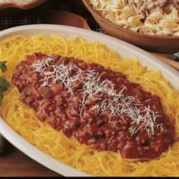 Spaghetti Squash with Meat Sauce Recipe