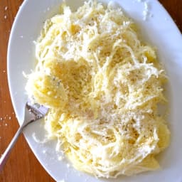 Spaghetti Squash with Parmesan and Butter