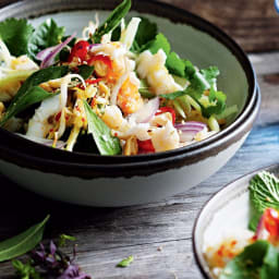 Spanner crab and green mango salad