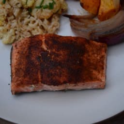 Spice-Rubbed Wild Salmon