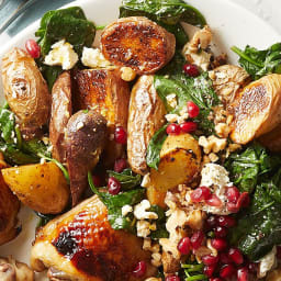 Spiced Pomegranate Molasses Chicken Thighs