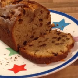 Spiced sultana loaf cake