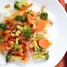 Spicy Cashew Crunch Stir Fry