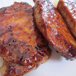 Spicy Glazed Pork Chops