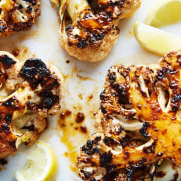 Spicy Grilled Cauliflower Steaks