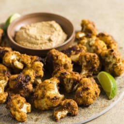 Spicy Roasted Cauliflower with Sun-Dried Tomatoes and Almonds