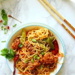 Spicy Szechuan Chicken Noodle Bowl