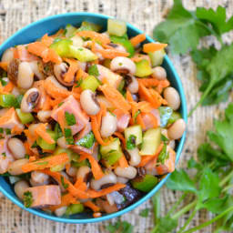 spicy hoppin' john salad