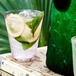 Spiked Ginger-Mint Lemonade