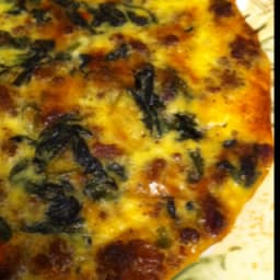 Spinach & Sausage Quiche