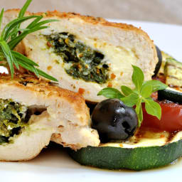 Spinach-Stuffed Chicken Breasts