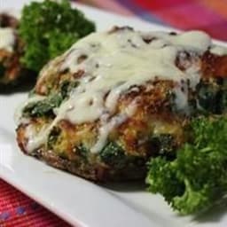 Spinach Stuffed Portobello Mushrooms