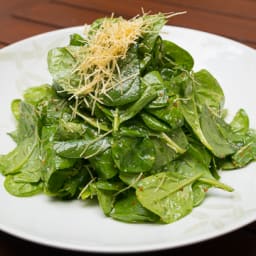 Nobu Matsuhisa Style Spinnach Salad 