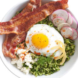 Spring Pesto Rice Bowl