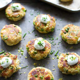 Spring Veggie Crab Cakes