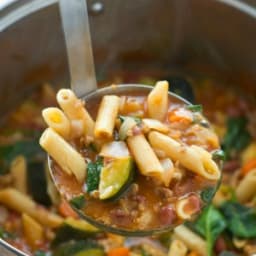 Springtime Vegetarian Minestrone Soup