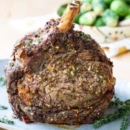 Standing Rib Roast Recipe (Prime Rib Au Jus)