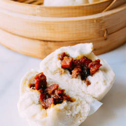 Steamed BBQ Pork Buns (Char Siu Bao)