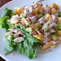 Steve's Chicken Peach Salad