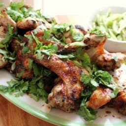 Sticky and Spicy Thai-Style Chicken Wings