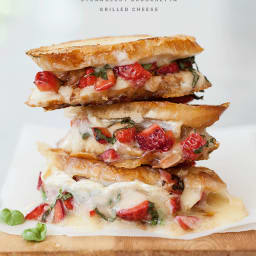 Strawberry Bruschetta Grilled Cheese